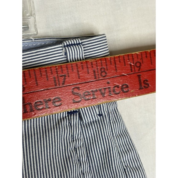 Polo Ralph Lauren Shorts Men's 38 Chino Blue White Striped Slash‎ Pockets 37x8 - Picture 7 of 12
